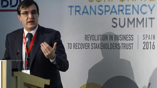 Ayllón, en un foro de transparencia celebrado ayer en Madrid.