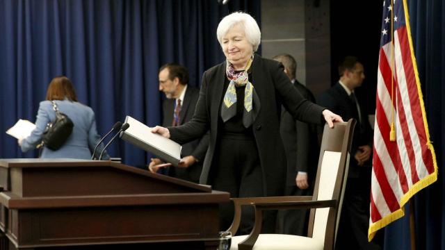 La presidenta de la Reserva Federal, Janet Yellen