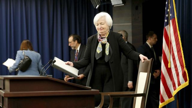 La presidenta de la Reserva Federal, Janet Yellen