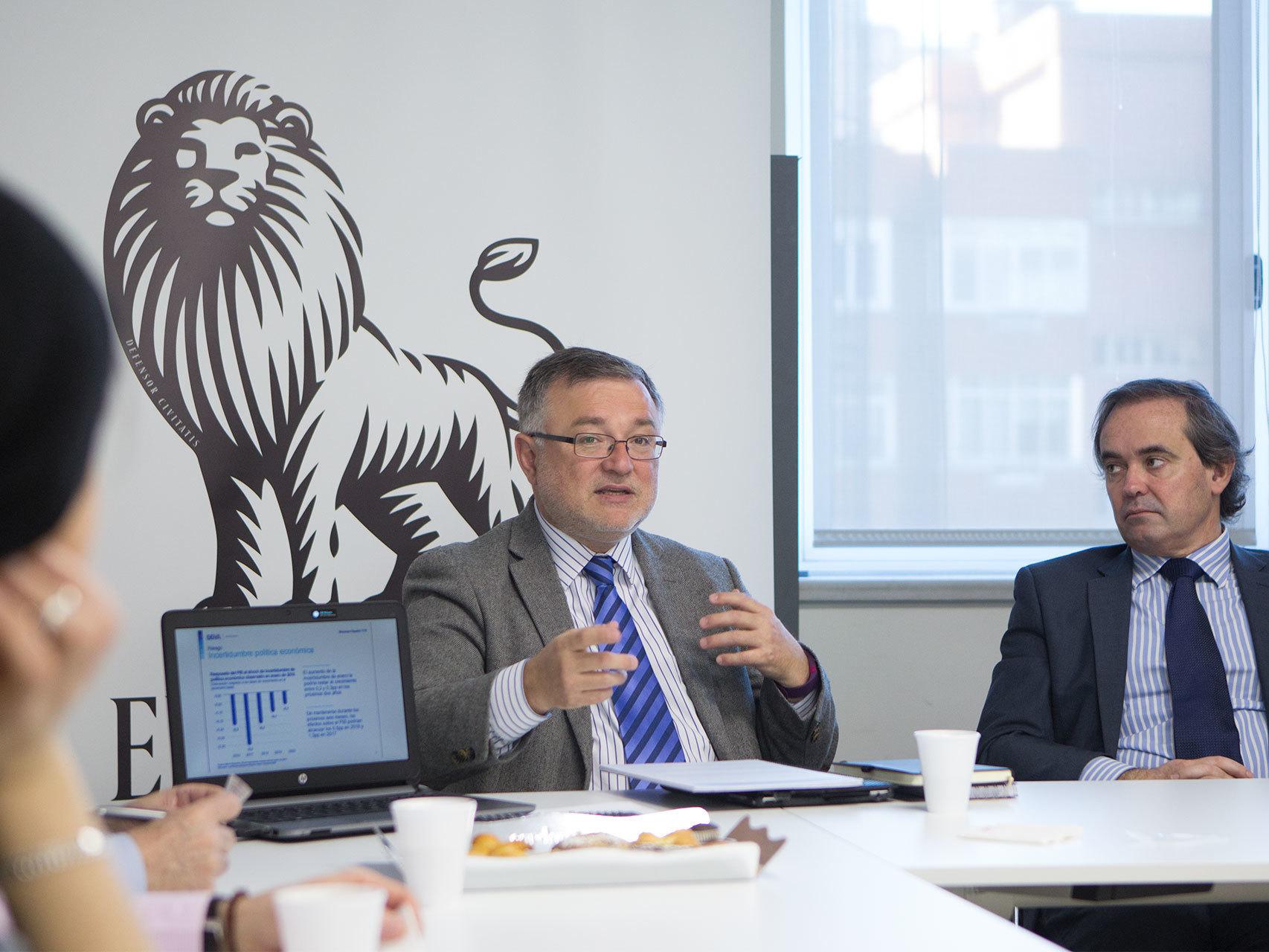 Müller, en el inicio del debate económico.