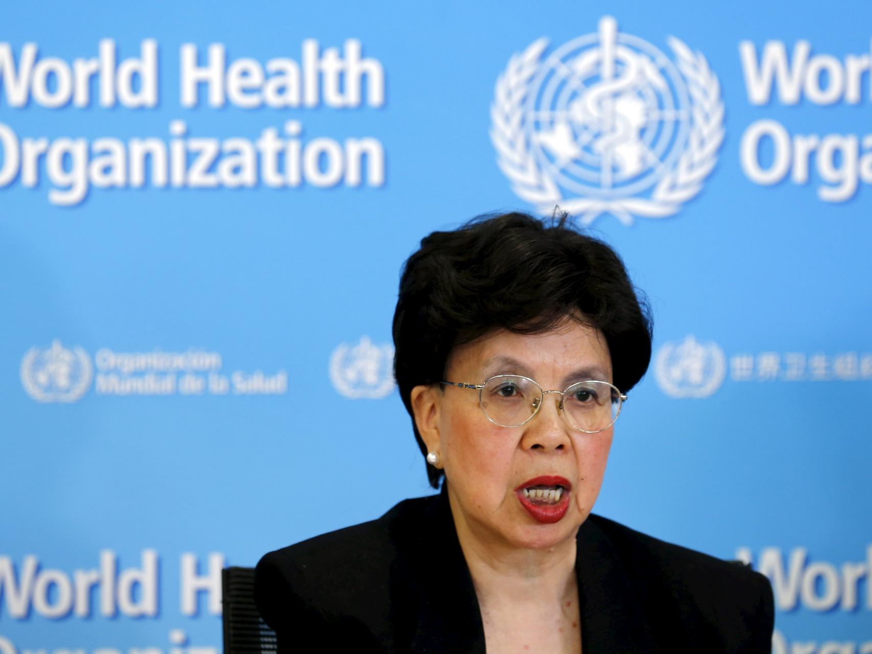 La directora general de la OMS, Margaret Chan.