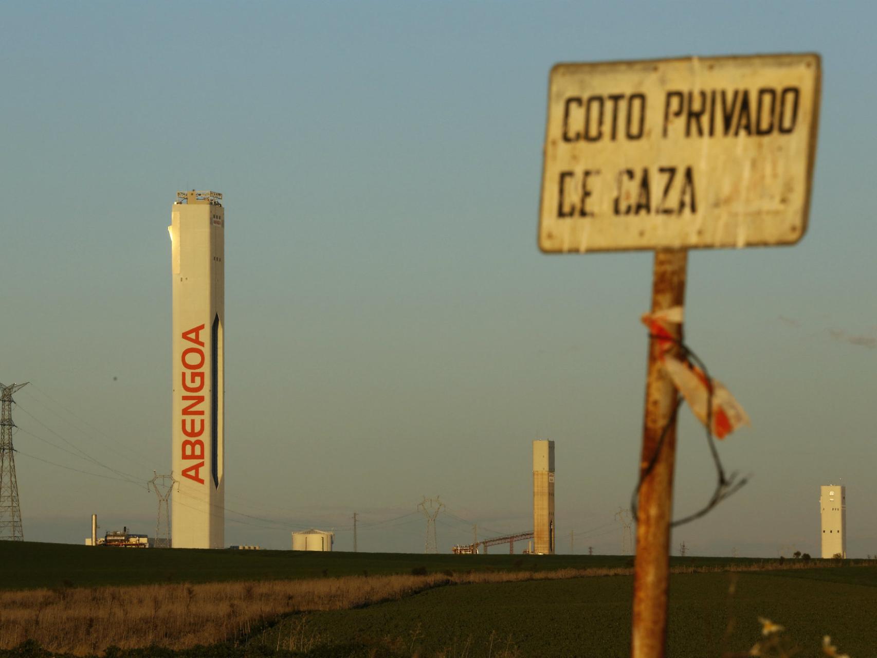 Instalaciones de Abengoa en Palmas Altas (Sevilla).