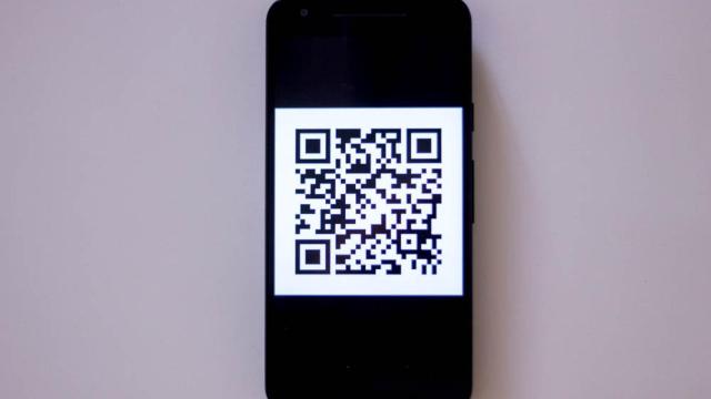 Código QR en un dispostivo