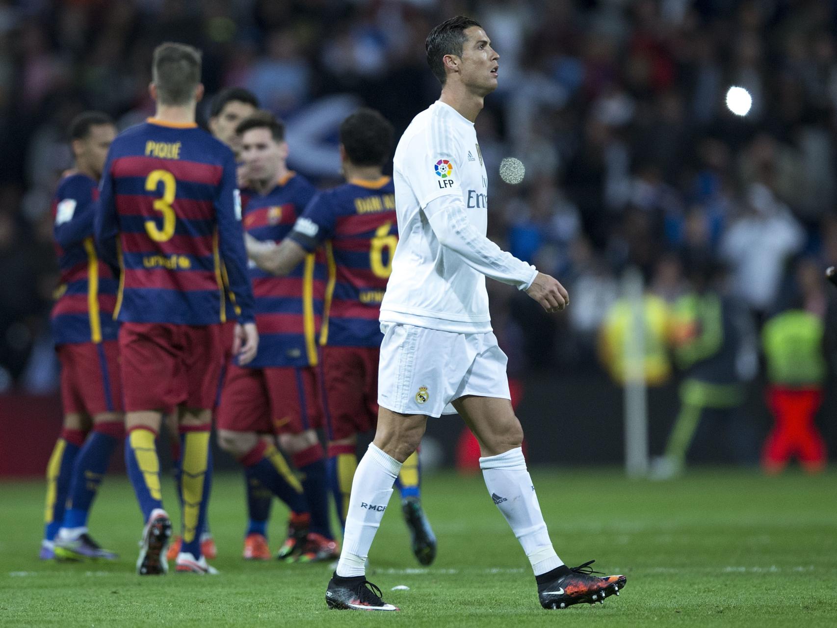 Madrid-Barça de la primera vuelta en el Santiago Bernabéu.
