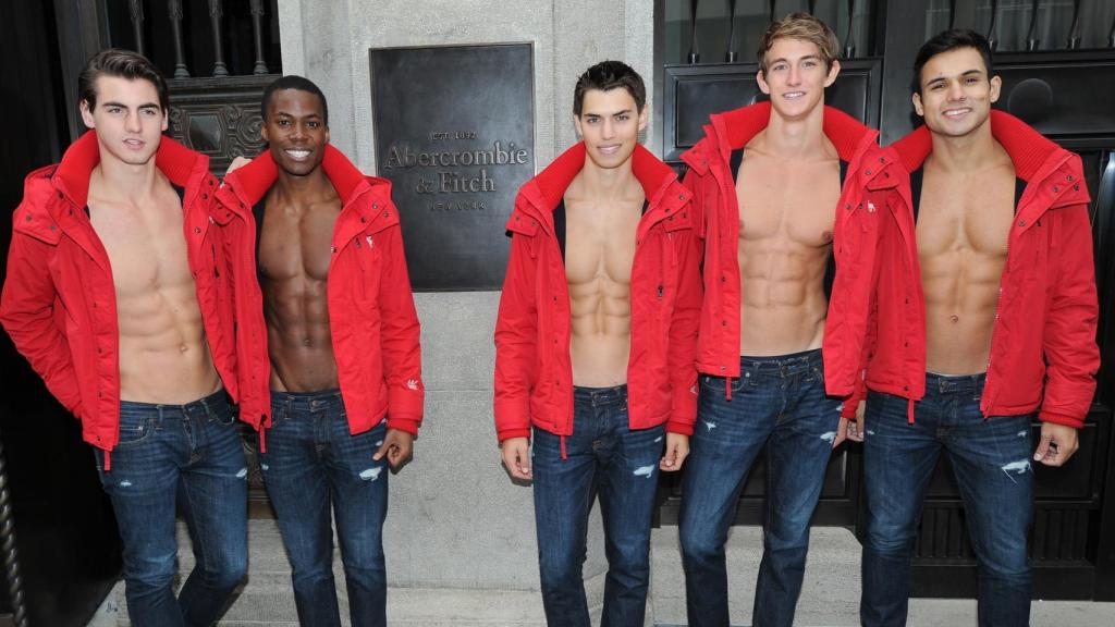 Inauguración de una tienda de Abercrombie & Fitch en Munich (Alemania).