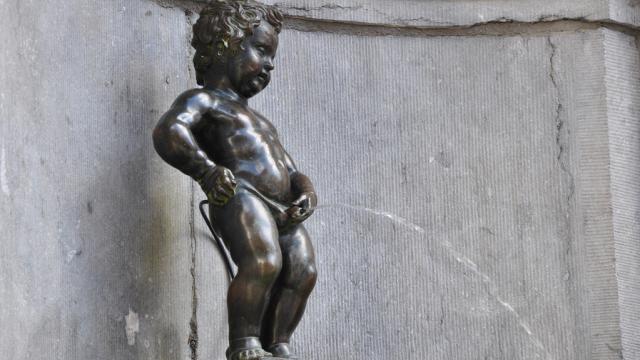 El Manneken Pis de Bruselas.
