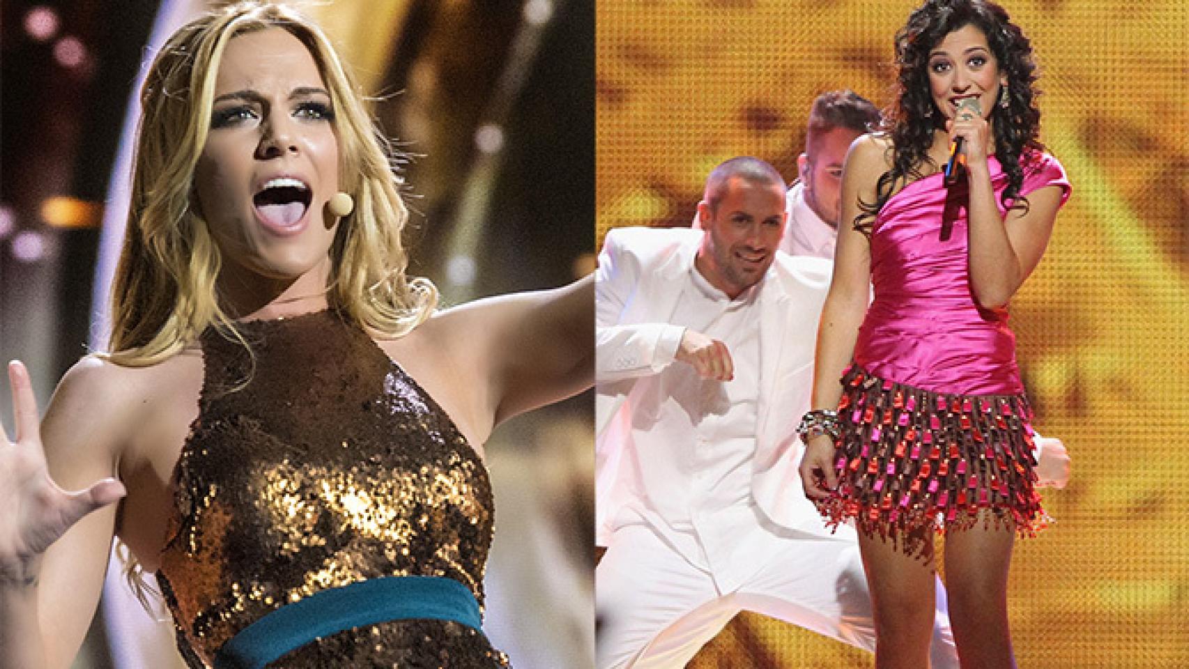 Trifulca tuitera entre las eurovisivas Edurne y Lucía Pérez