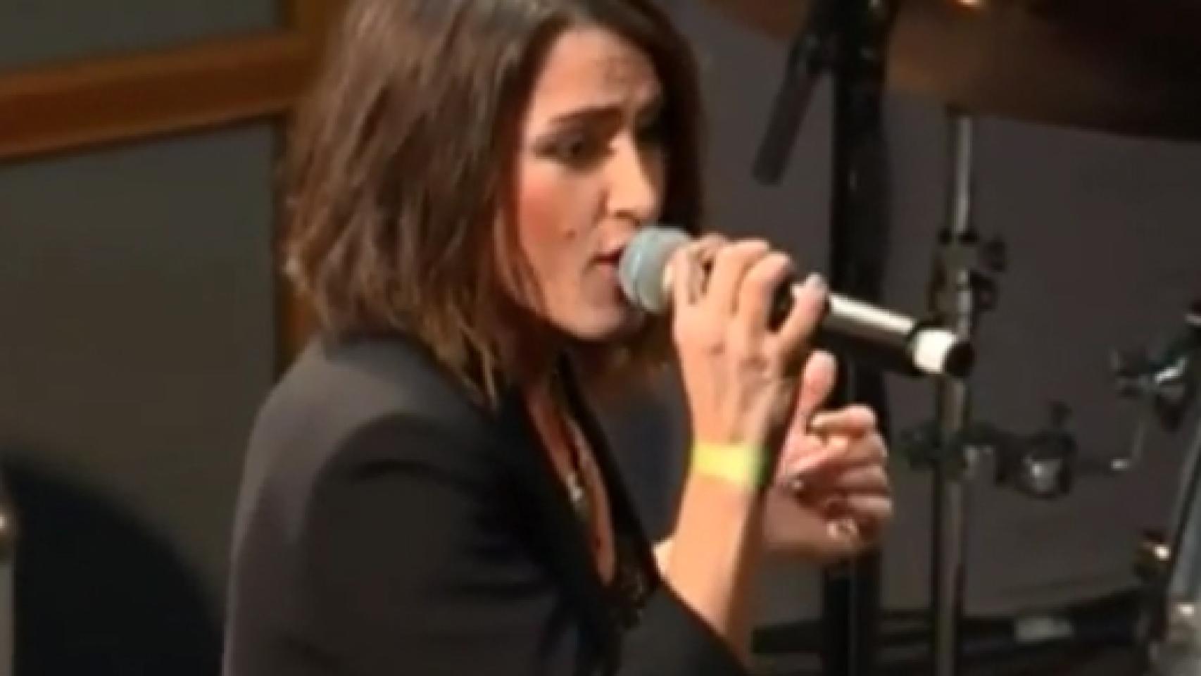 Barei en la PreParty de Riga (Eurovisión)