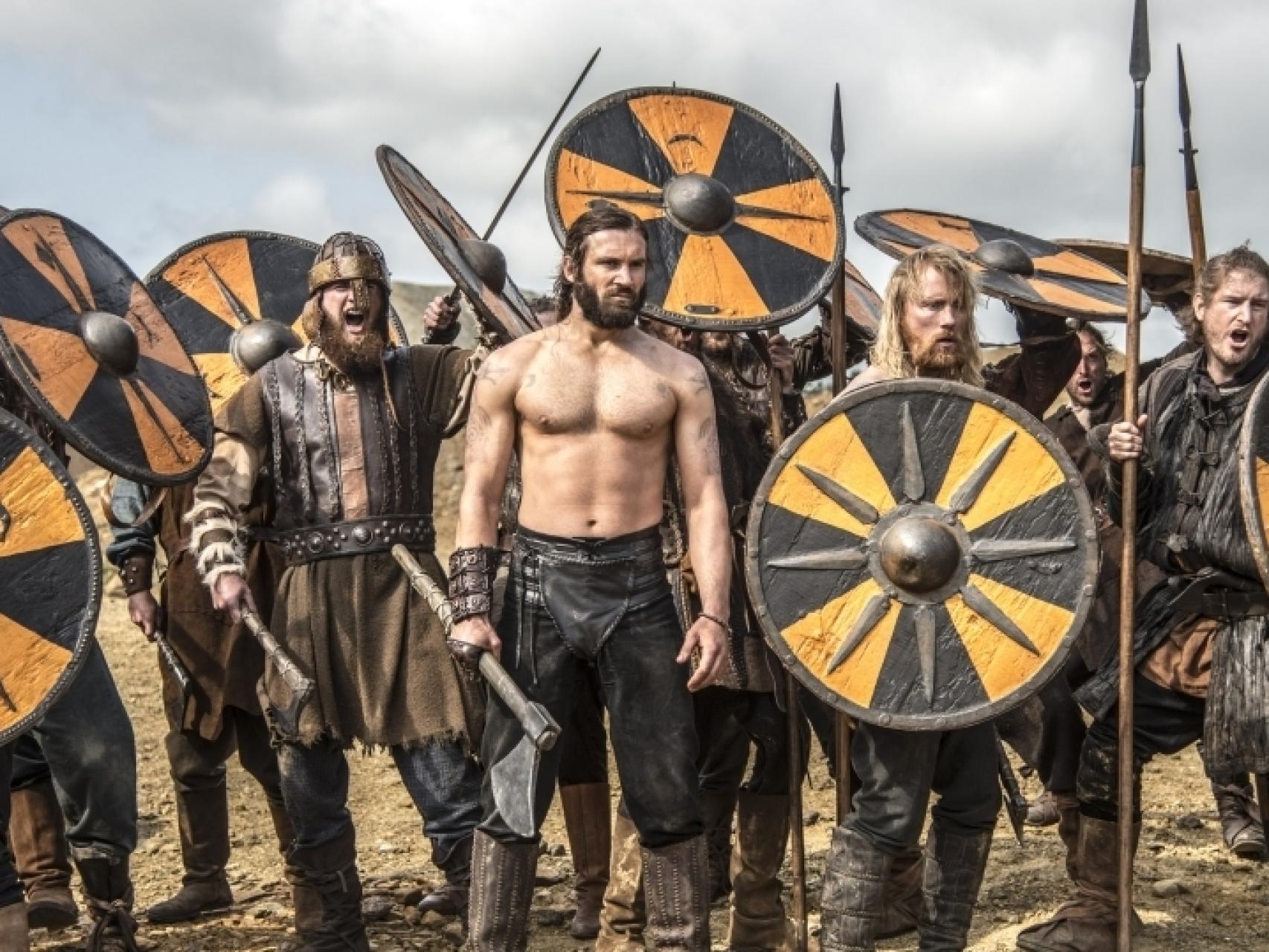 Fotograma de la serie Vikingos, de Michael Hirst.
