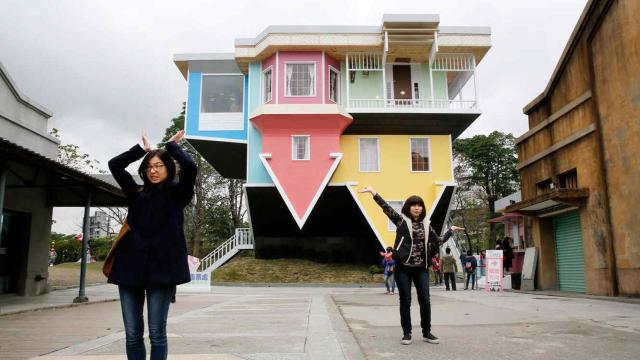 La casa por el tejado de Taiwán