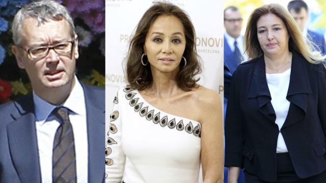 Miguel Boyer Jr., Isabel Preysler y Elena Boyer