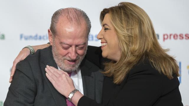 Fernando Rodríguez Villalobos y Susana Díaz en una imagen de archivo.