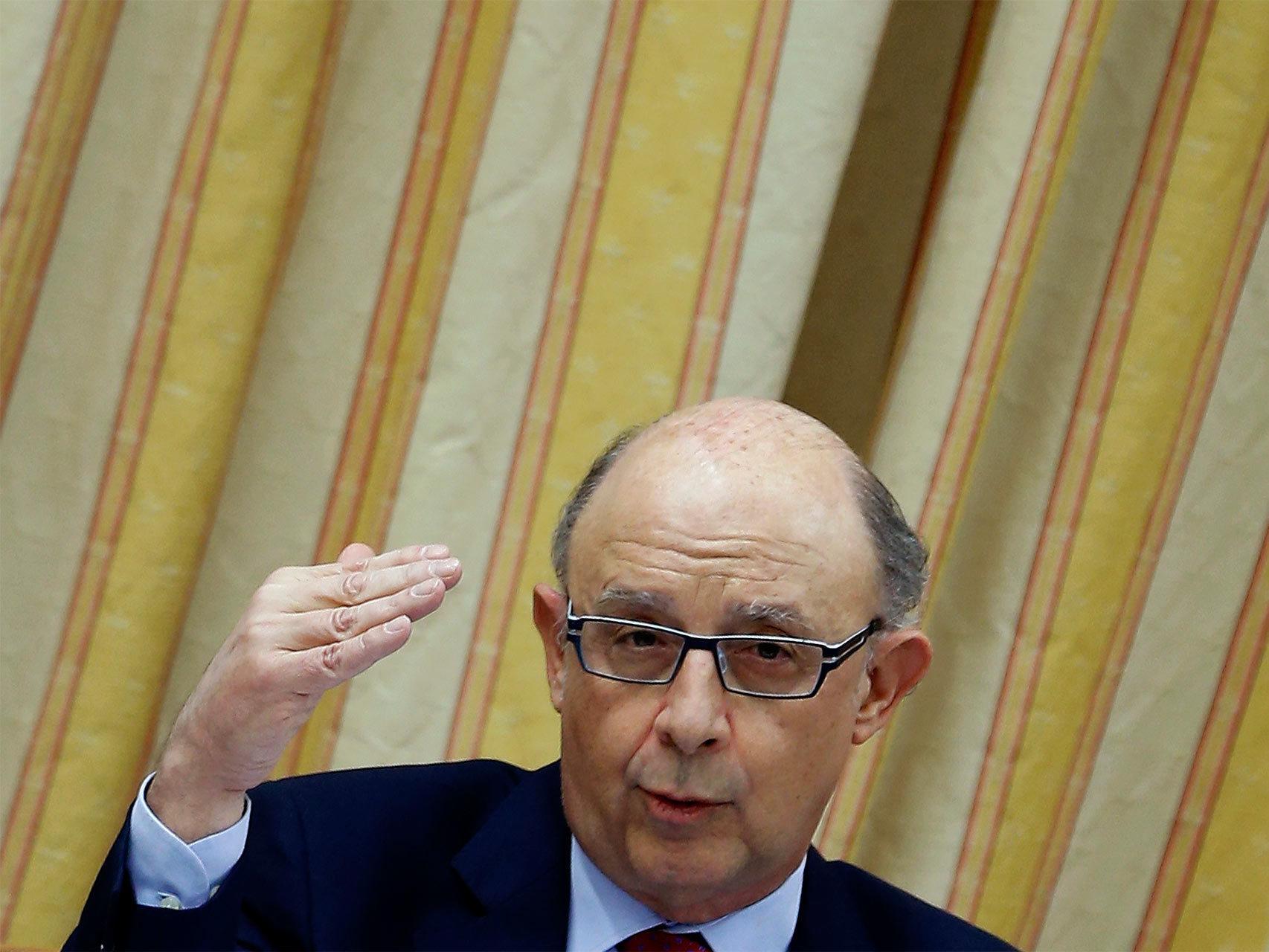 Montoro durante su comparecencia en el Congreso de los Diputados.