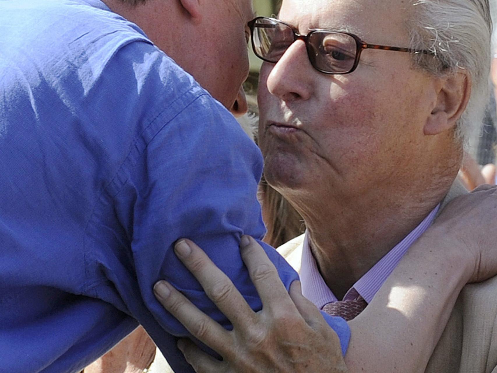 David Cameron y su padre, Ian Cameron.