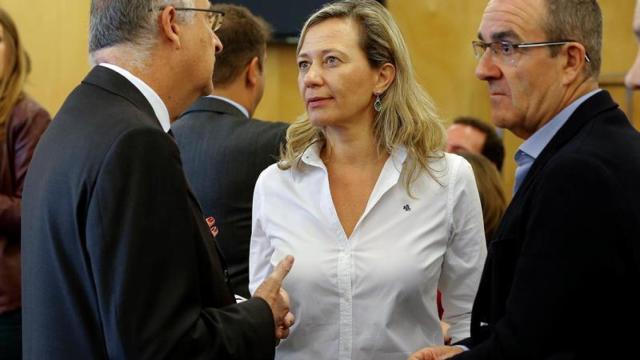 La diputada de Podemos Victoria Rosell en la Comisión de Justicia del Congreso.
