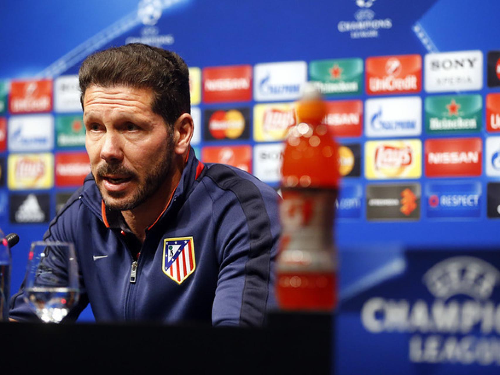 Simeone en rueda de prensa