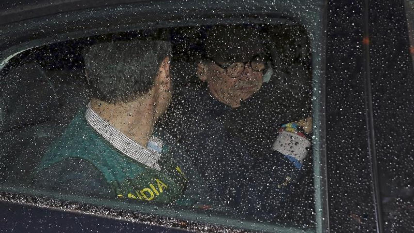 Mario Conde en el momento de su detención