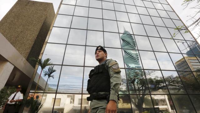 Un registro en la sede central de Mossack Fonseca en Panamá.