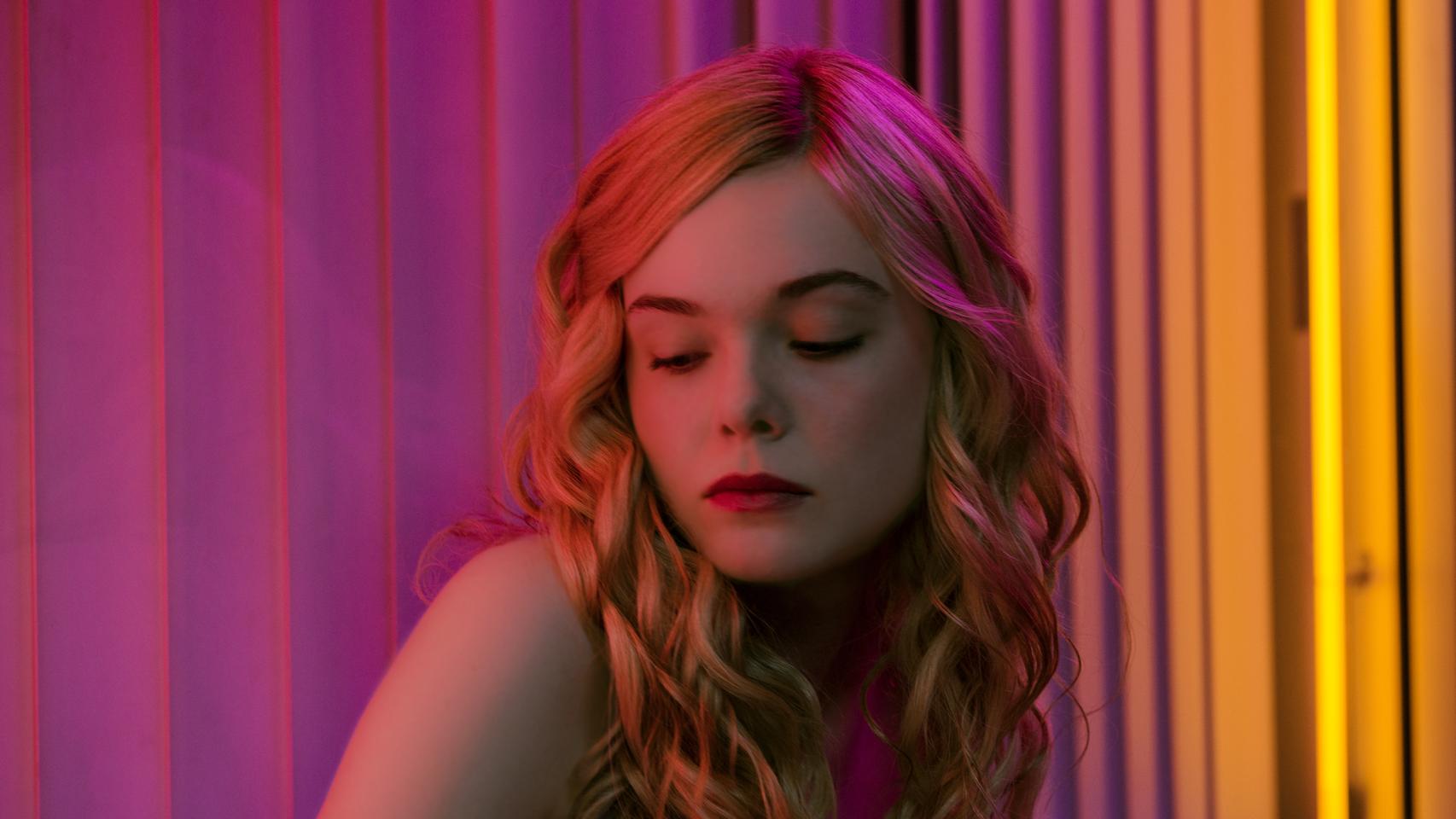 Elle Fanning en The neon demon.
