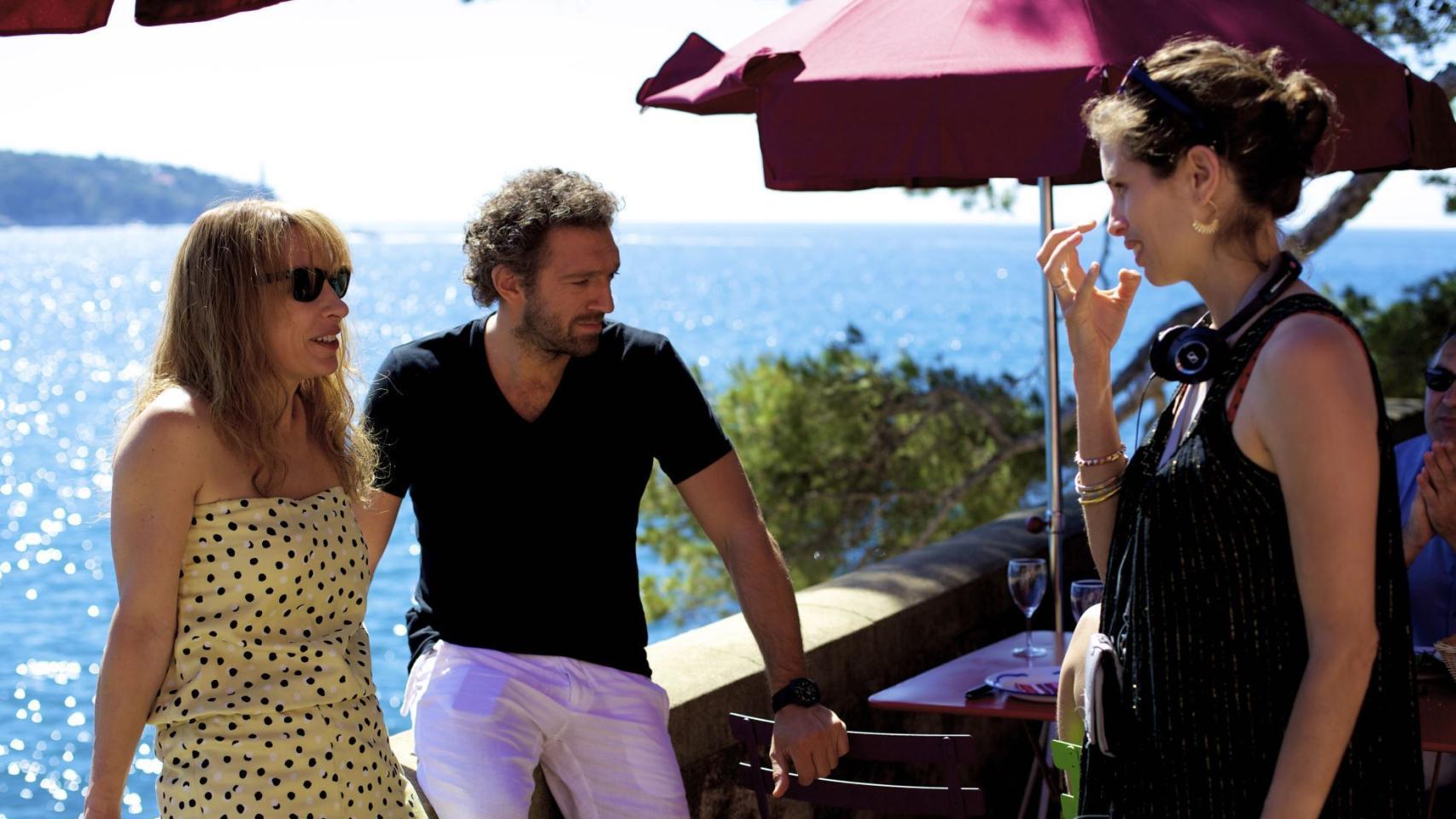 Maïwenn en el rodaje de Mi amor.