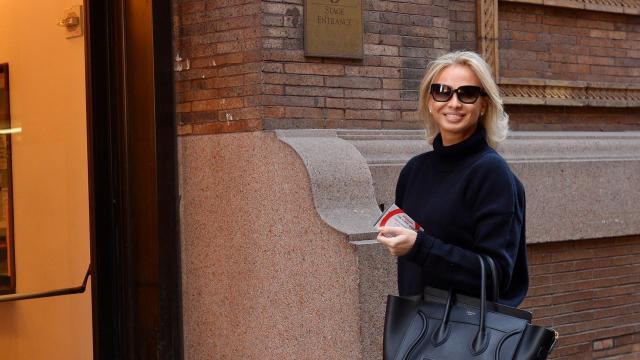 Corinna zu Sayn-Wittgenstein en Nueva York.