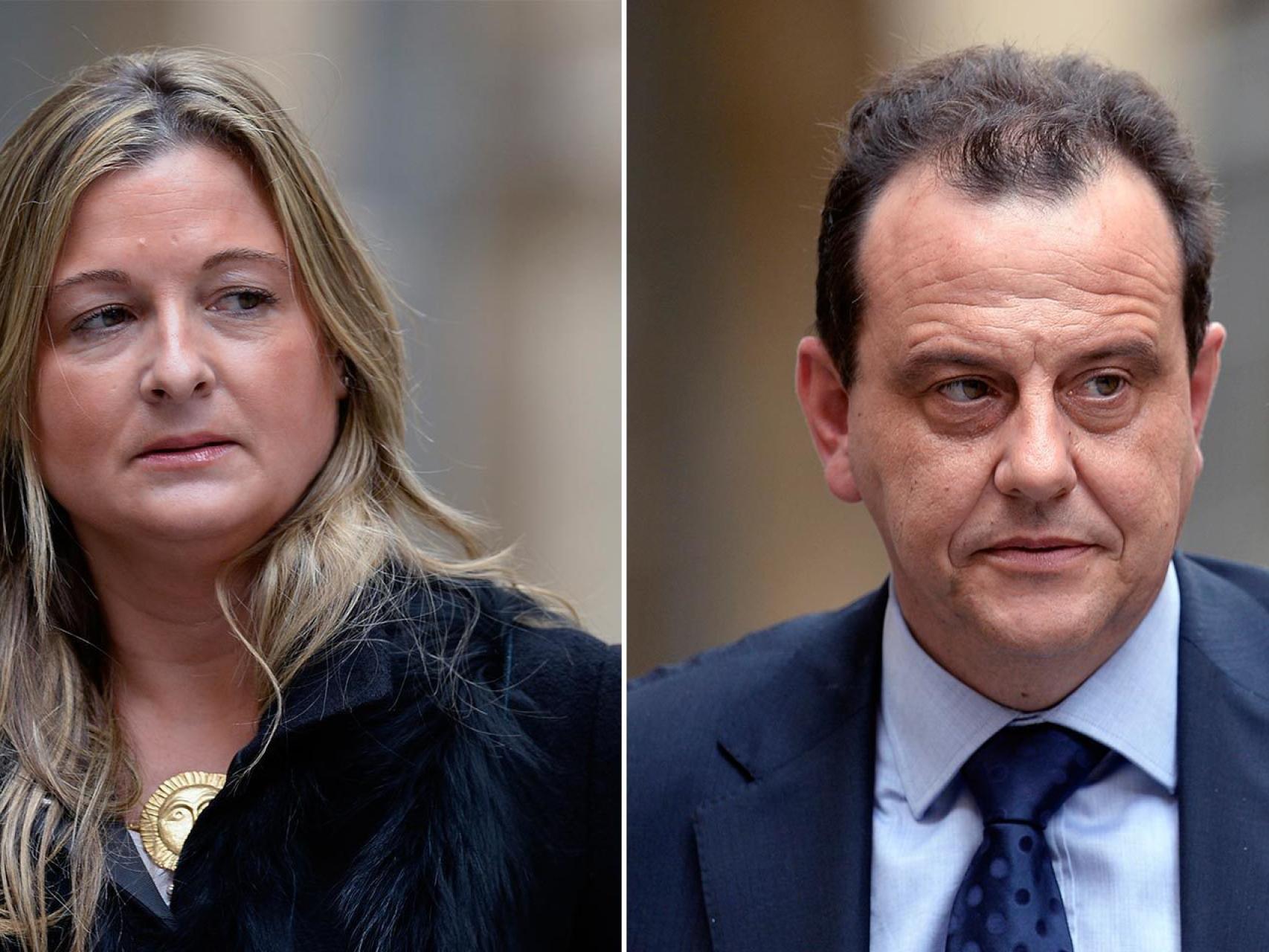 La abogada de Manos Limpias y el fiscal Horrach.