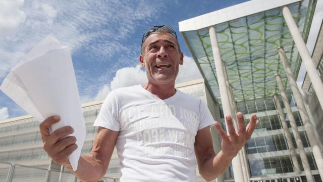 Antonio Martínez, en la Ciudad de la Justicia de Murcia.