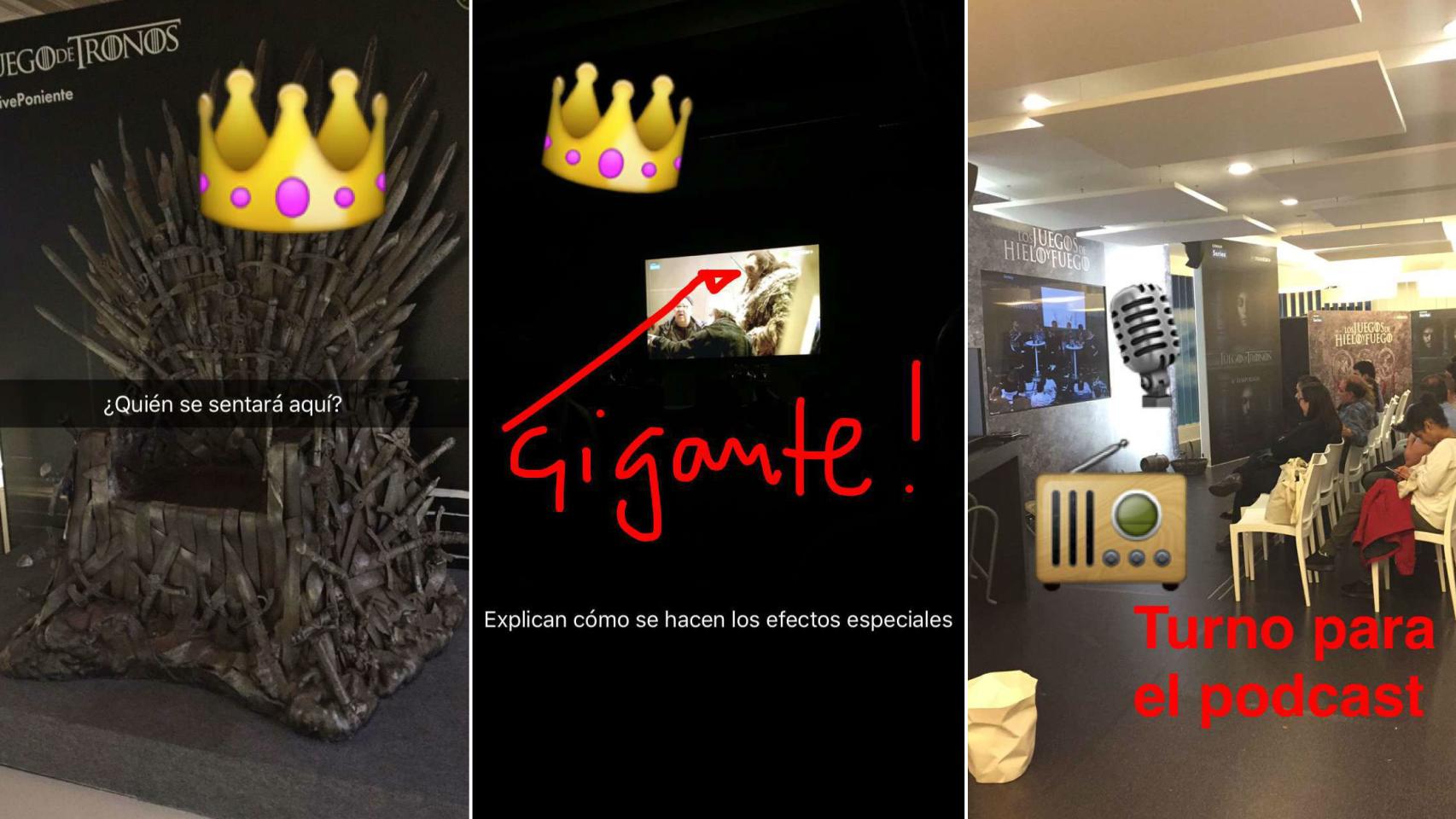 Así hemos retransmitido la noche de Juego de Tronos en Snapchat.