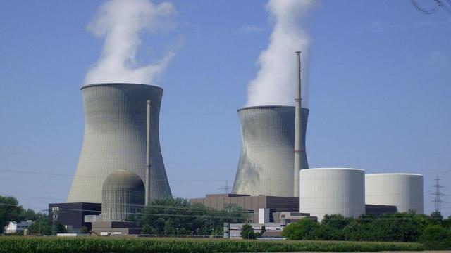 Imagen de la central nuclear de Gundremmingen, en Alemania.