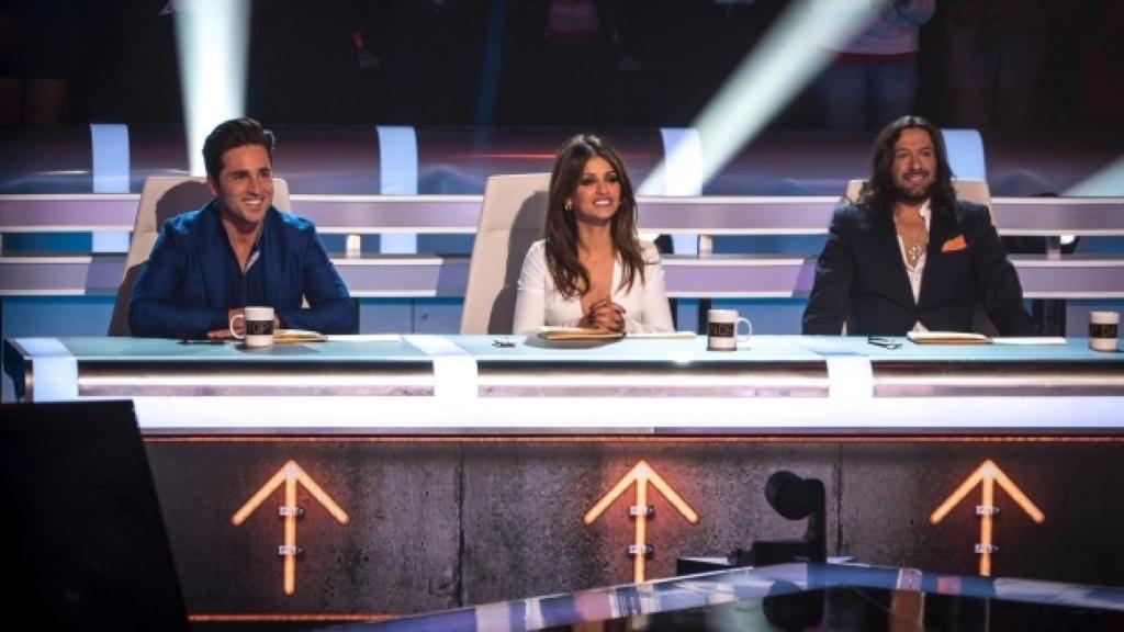 David Bustamante, Mónica Cruz y Rafael Amargo (Antena 3)