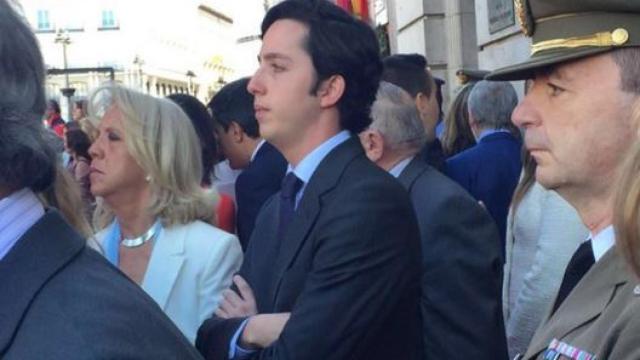 Francisco Nicolás, en las inmediaciones de la sede de la Comunidad de Madrid