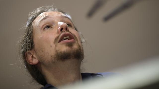 El líder de Podemos, Pablo Iglesias