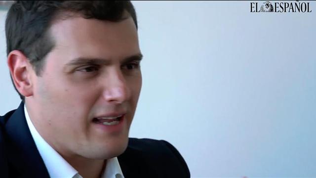 Rivera, en un momento de la entrevista.