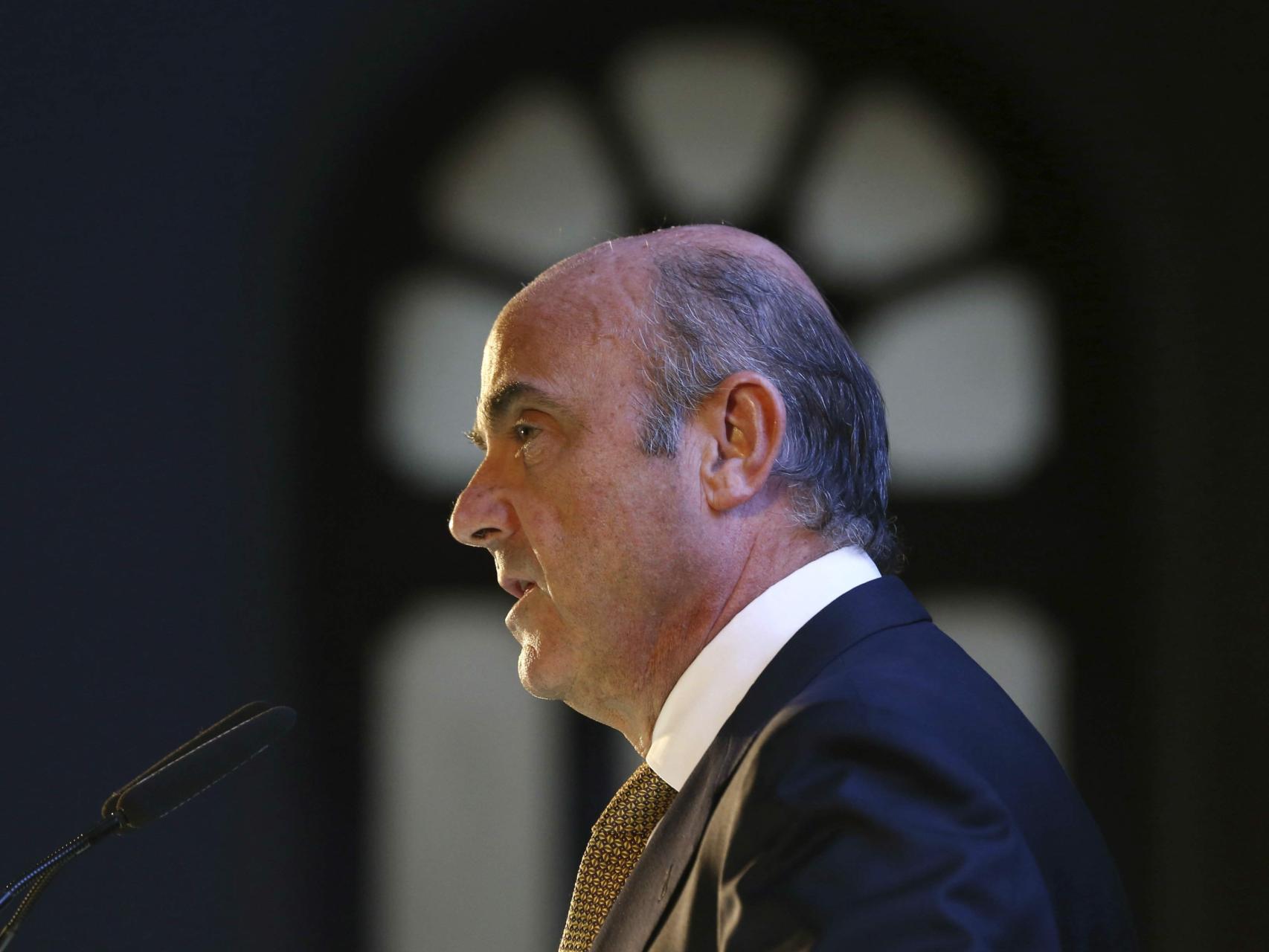 El ministro de Economía en funciones, Luis de Guindos