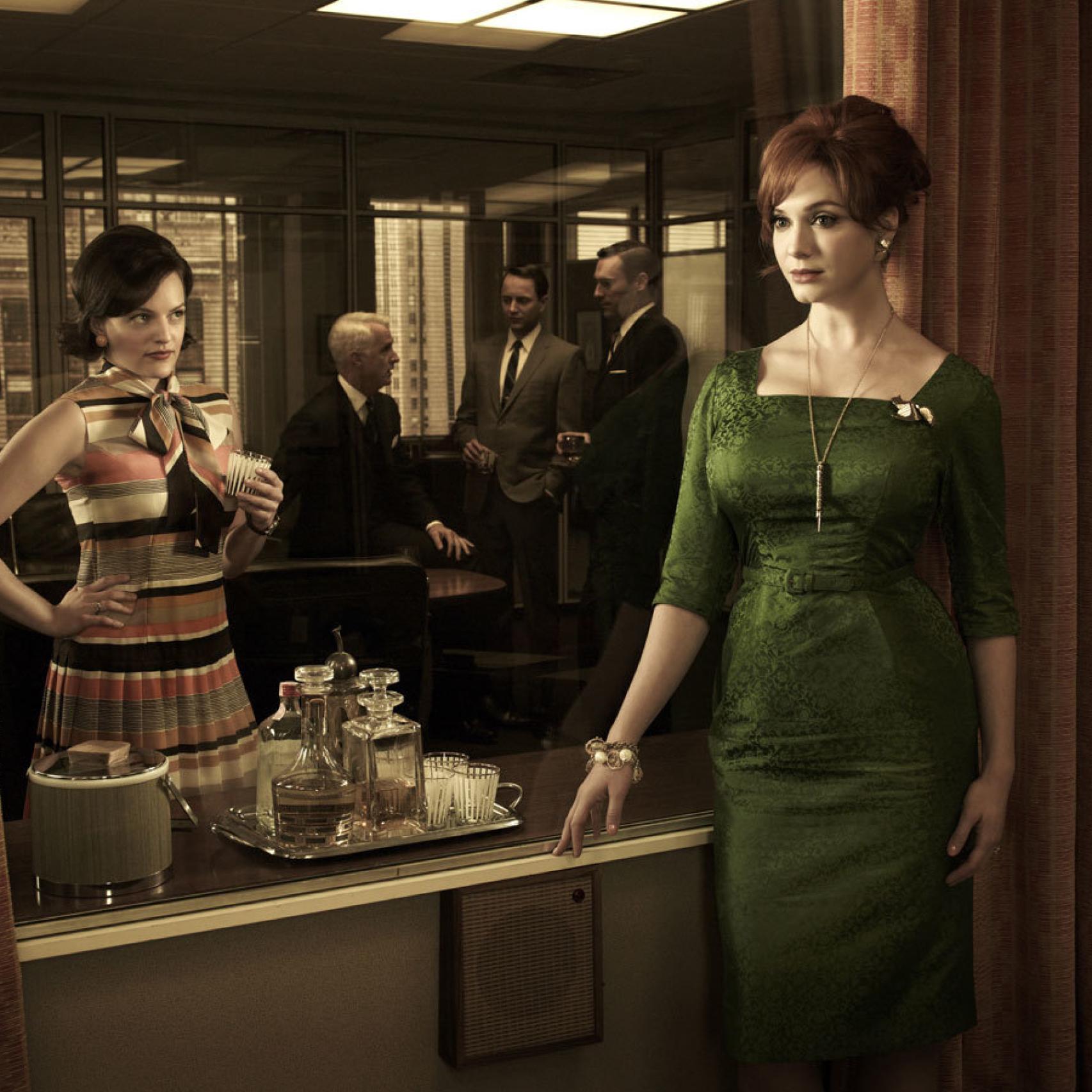 Fotograma de Christina Hendricks en Mad men.