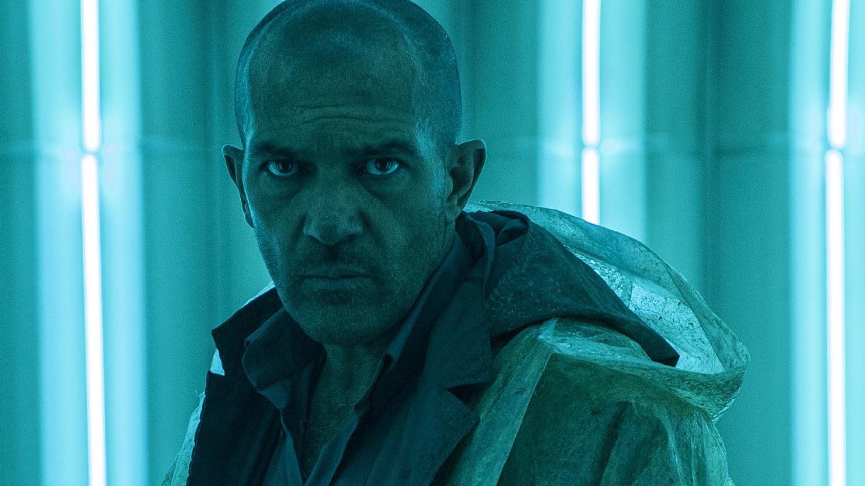 Antonio Banderas en Autómata, que se estrelló en la taquilla.