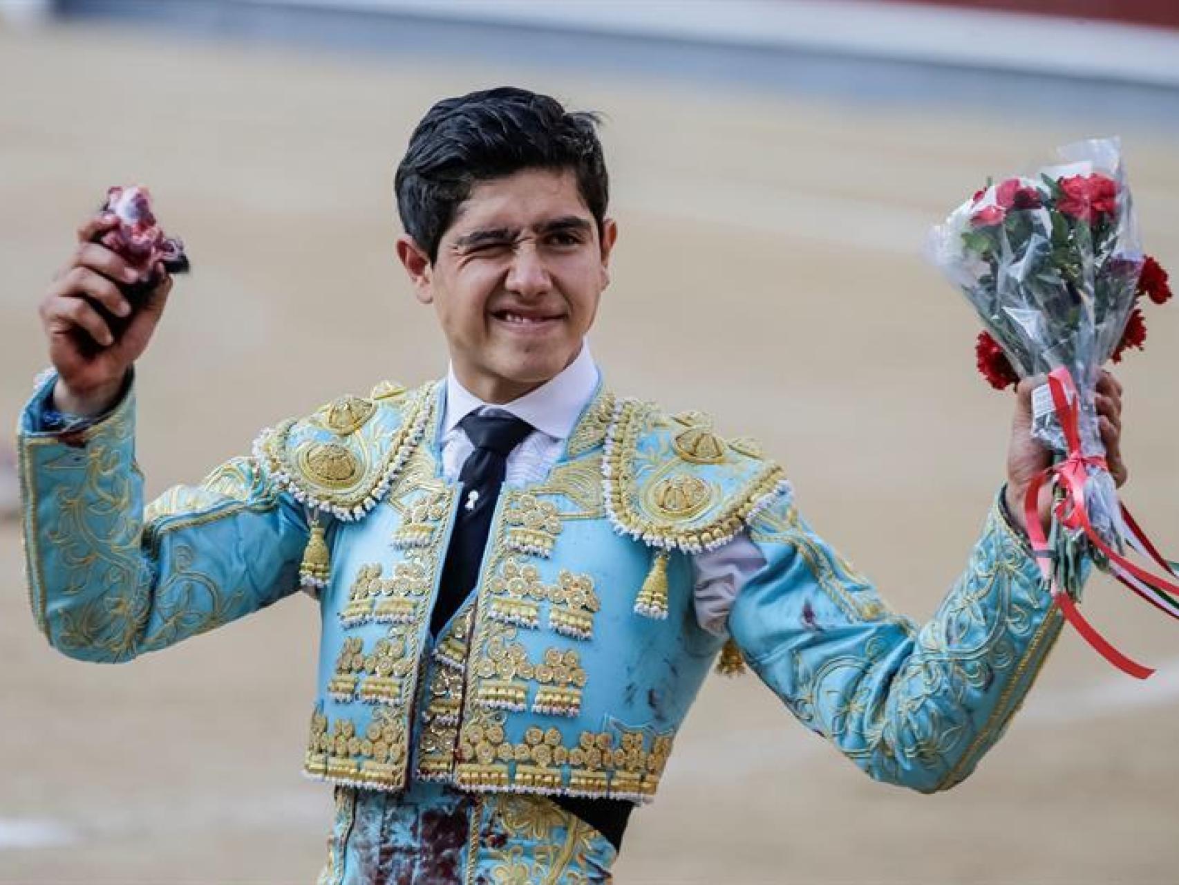 El novillero mexicano Luis David Adame en una imagen de archivo.