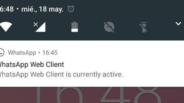¿Utilizas WhatsApp Web? Ahora aparece una notificación muy molesta