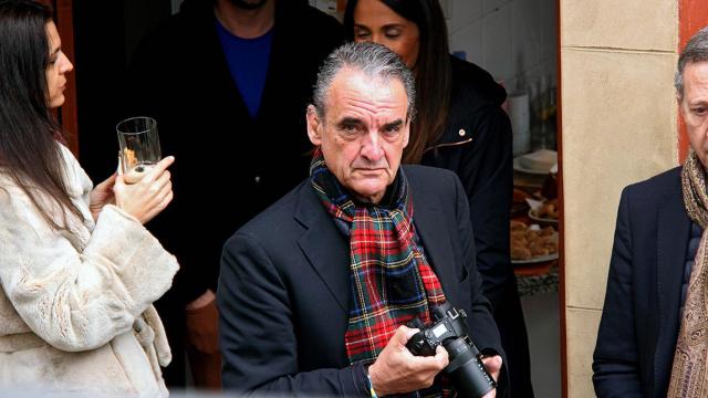 Mario Conde la pasada Semana Santa en León