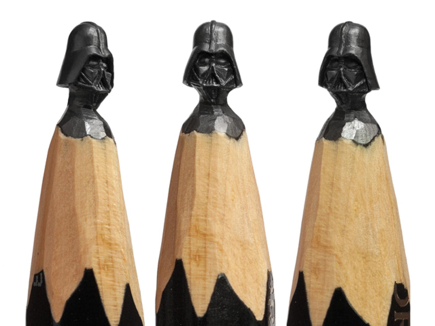 Esculpir a Darth Vader fue su primera obra