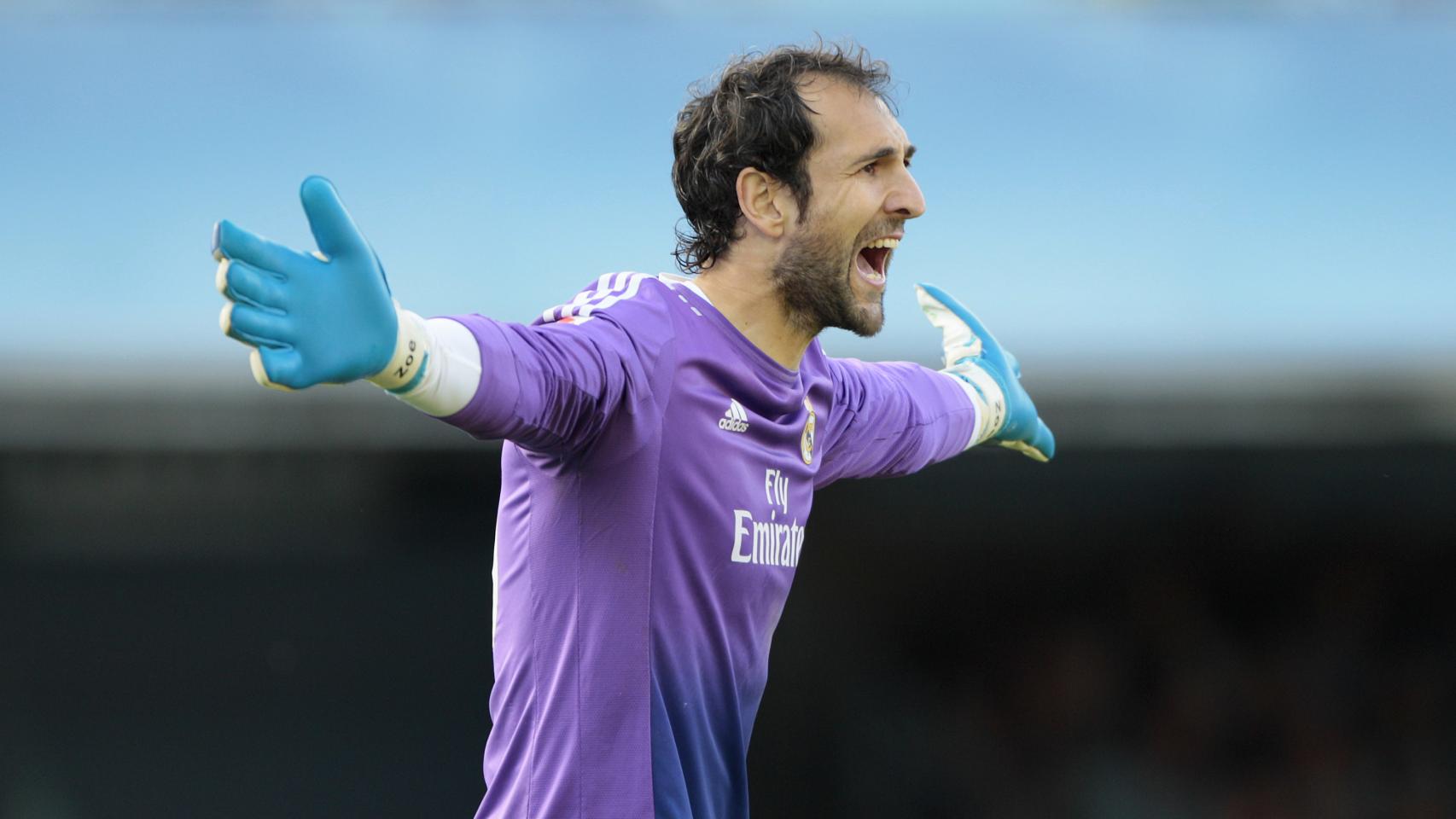 Diego López, con el Real Madrid.
