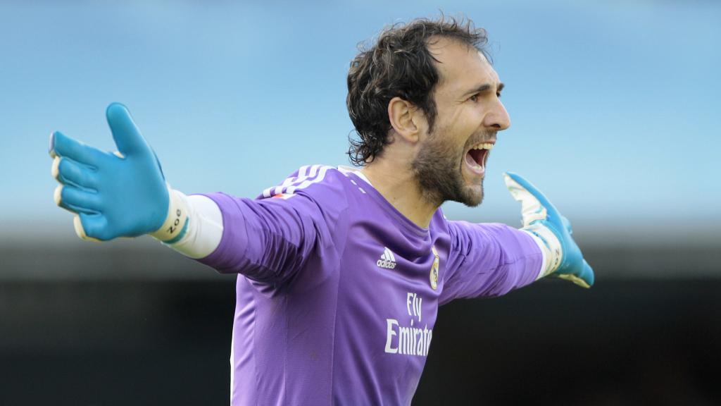 Diego López, con el Real Madrid.