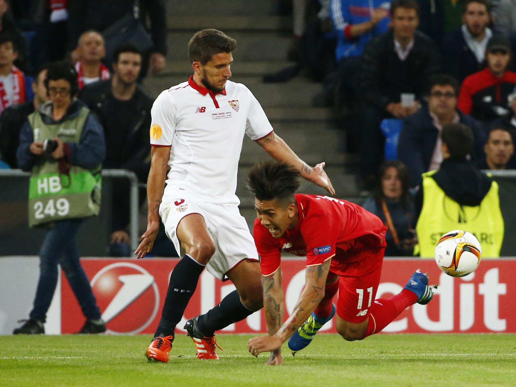Carriço, durante el partido de Europa League.