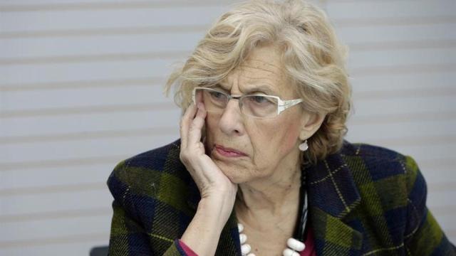 Manuela Carmena, en el Pabellon de Cecilio Rodriguez.