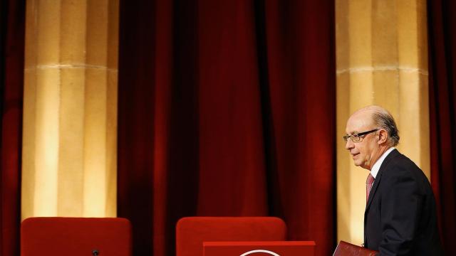 El ministro de Hacienda en funciones, Cristóbal Montoro