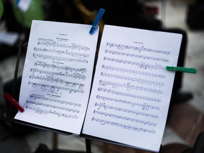 Una partitura de la reivindicación callejera.