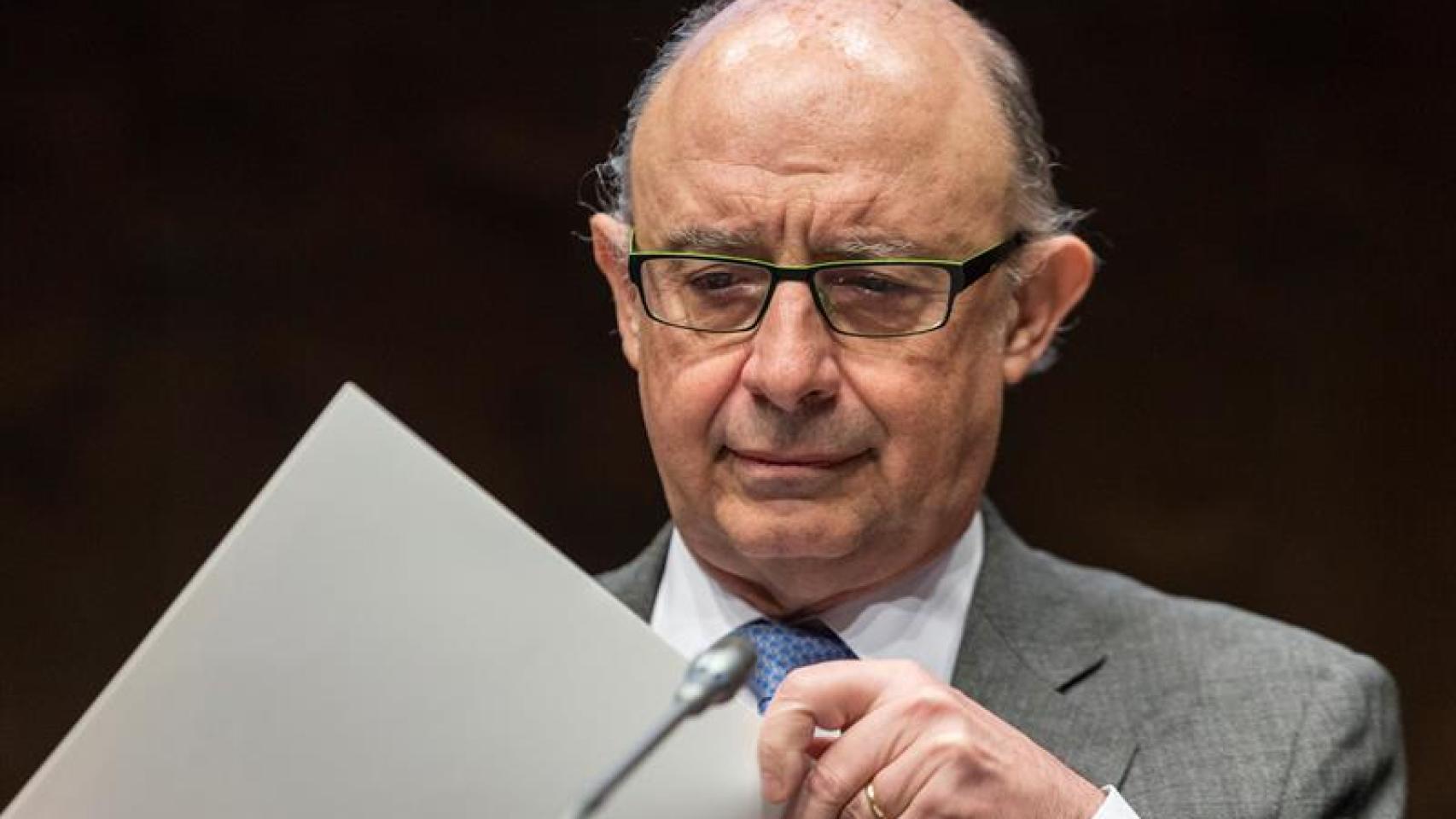 Cristóbal Montoro, ministro de Hacienda y de Administraciones Públicas.
