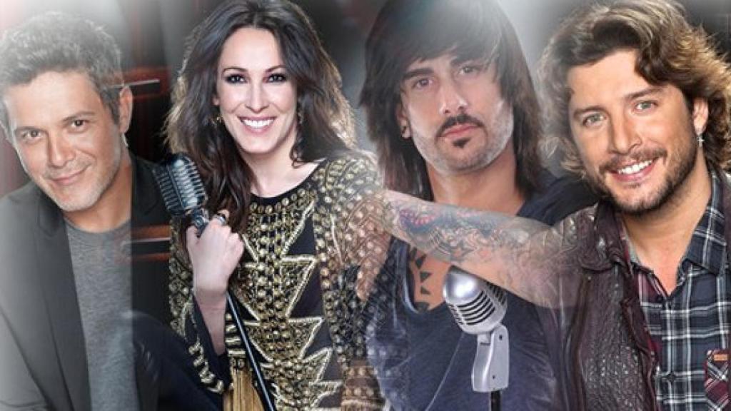 Alejandro Sanz, Malú, Melendi y Manuel Carrasco, coaches de 'La Voz 4'