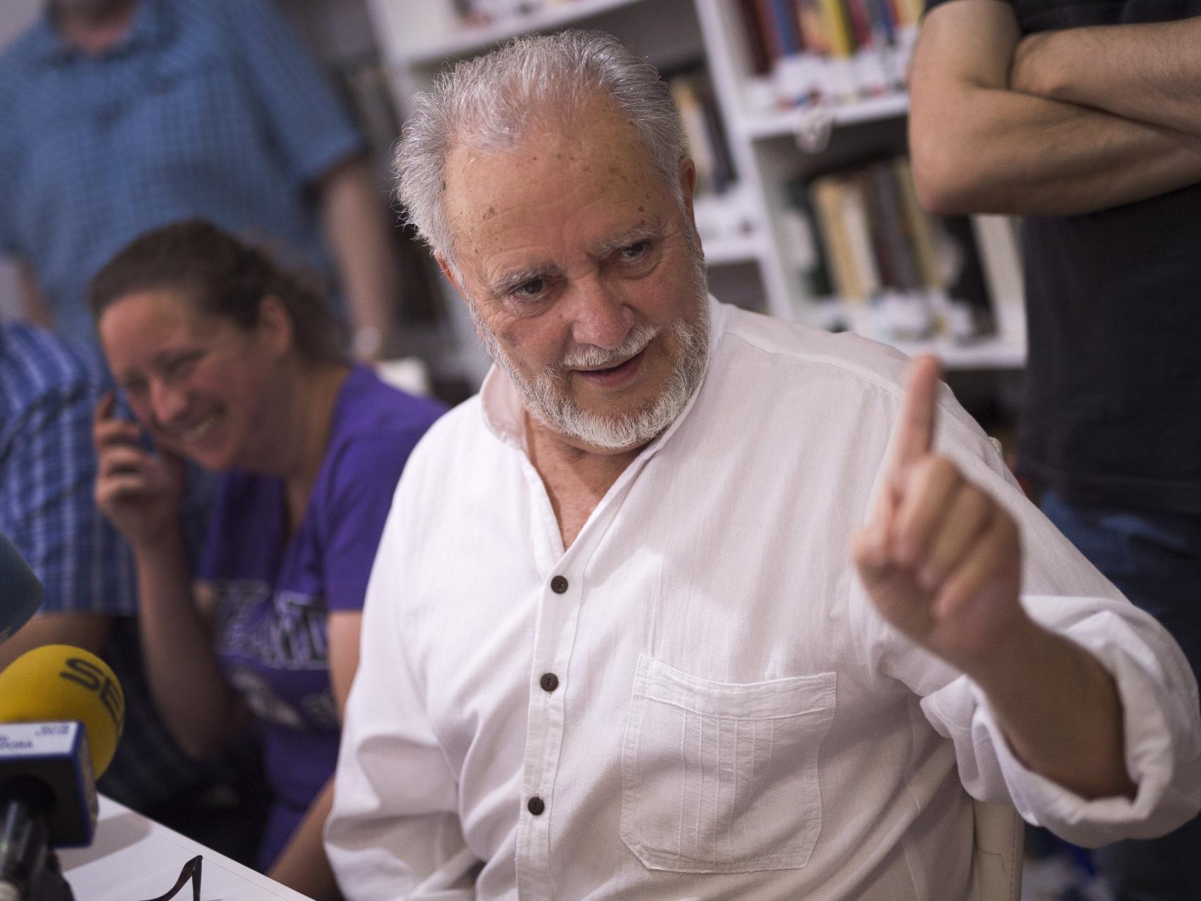 Julio Anguita, en Córdoba.