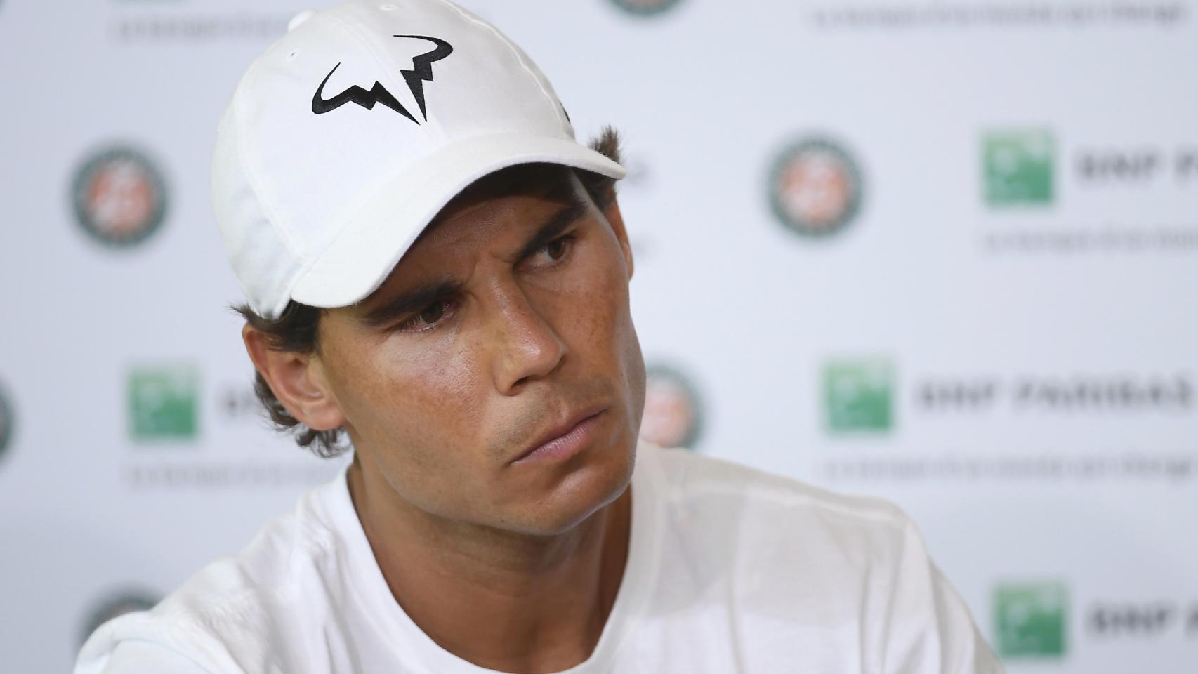 Rafa Nadal, en la rueda de prensa.